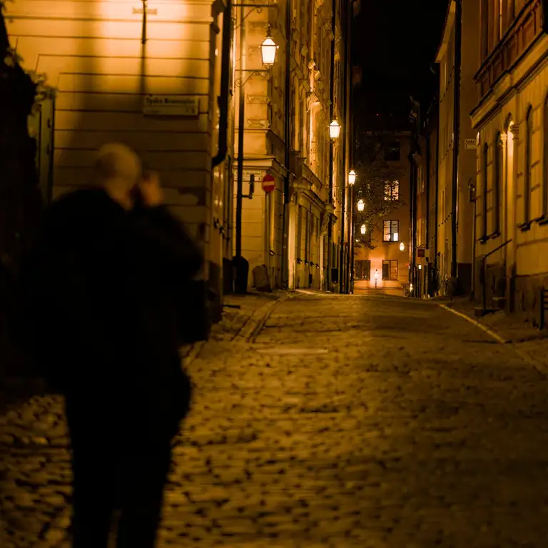 Night photos around Gamla Stan