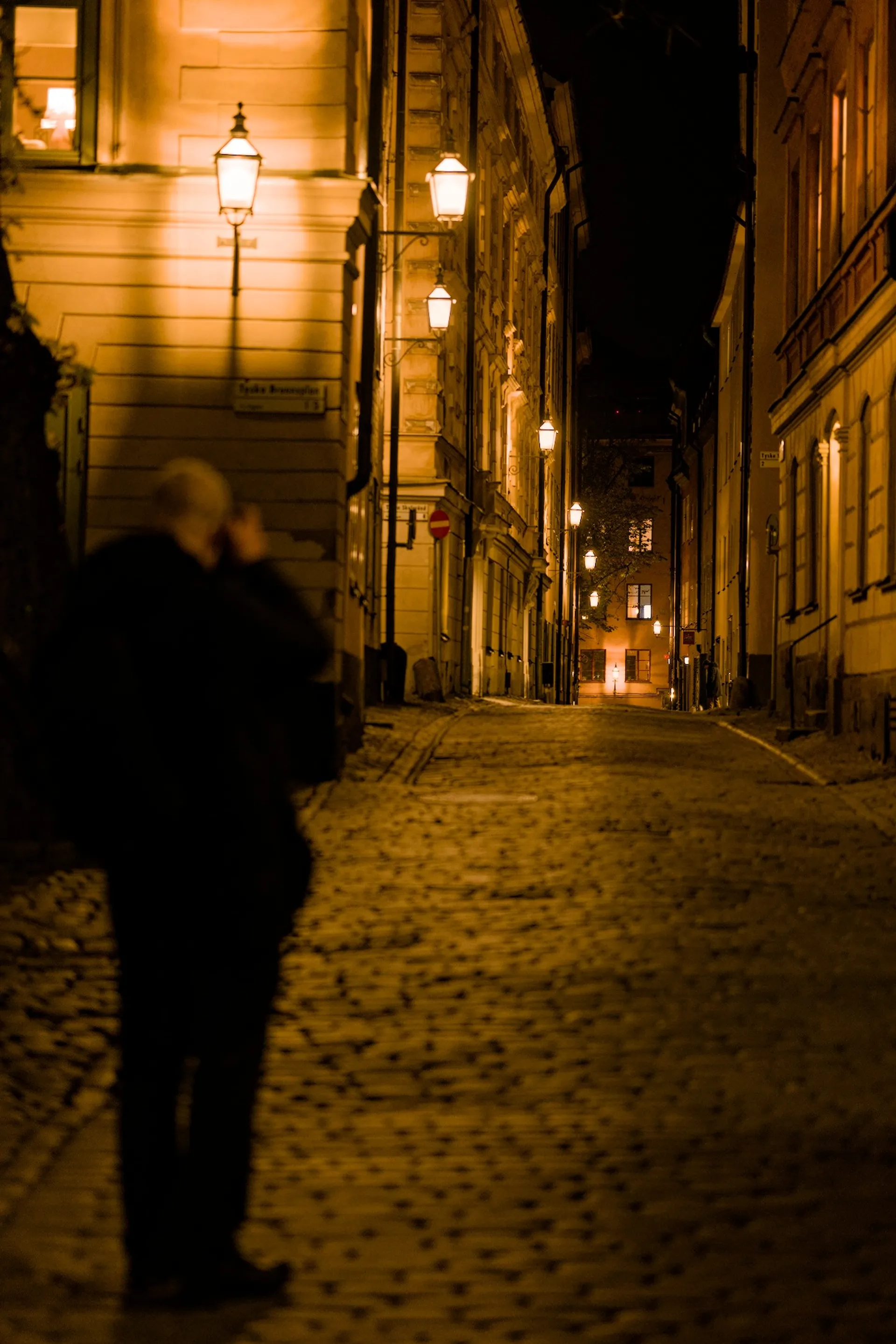 Night photos around Gamla Stan