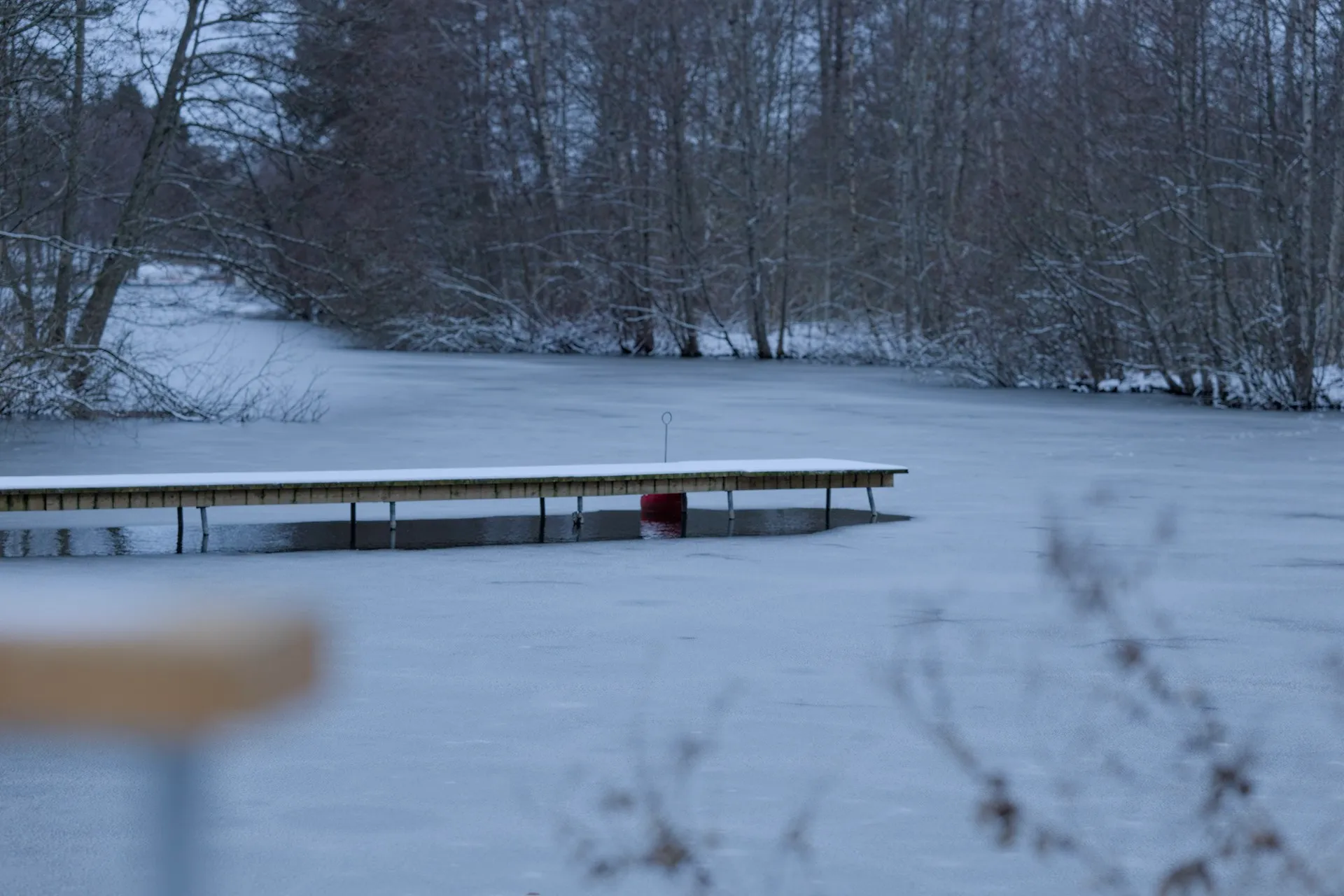 Snow in Sundbyberg