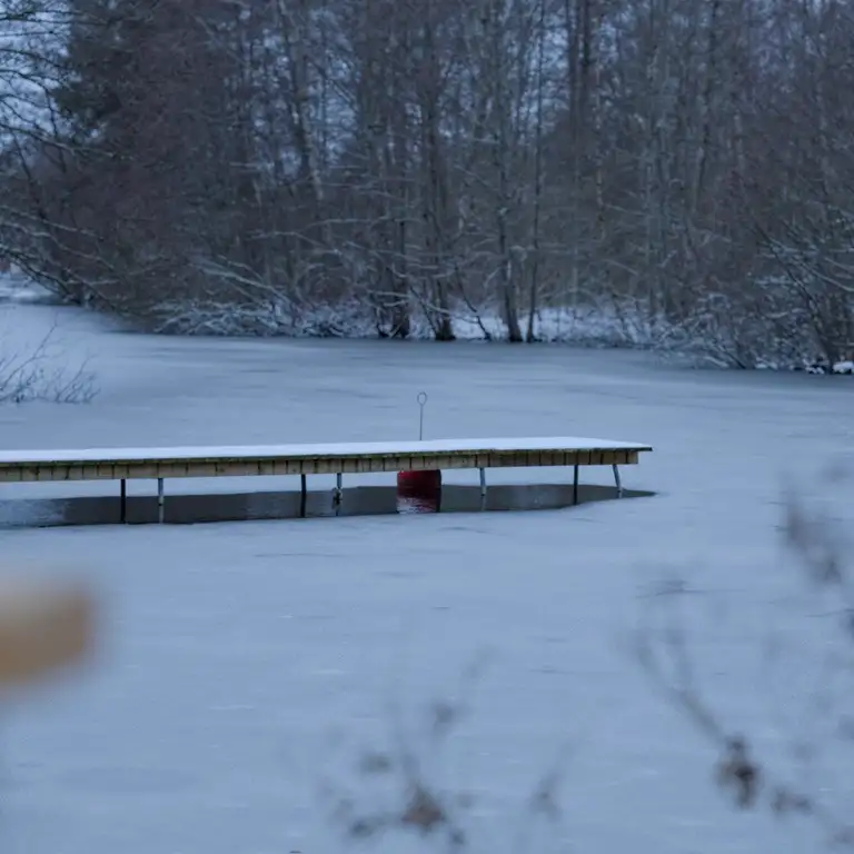 Snow in Sundbyberg