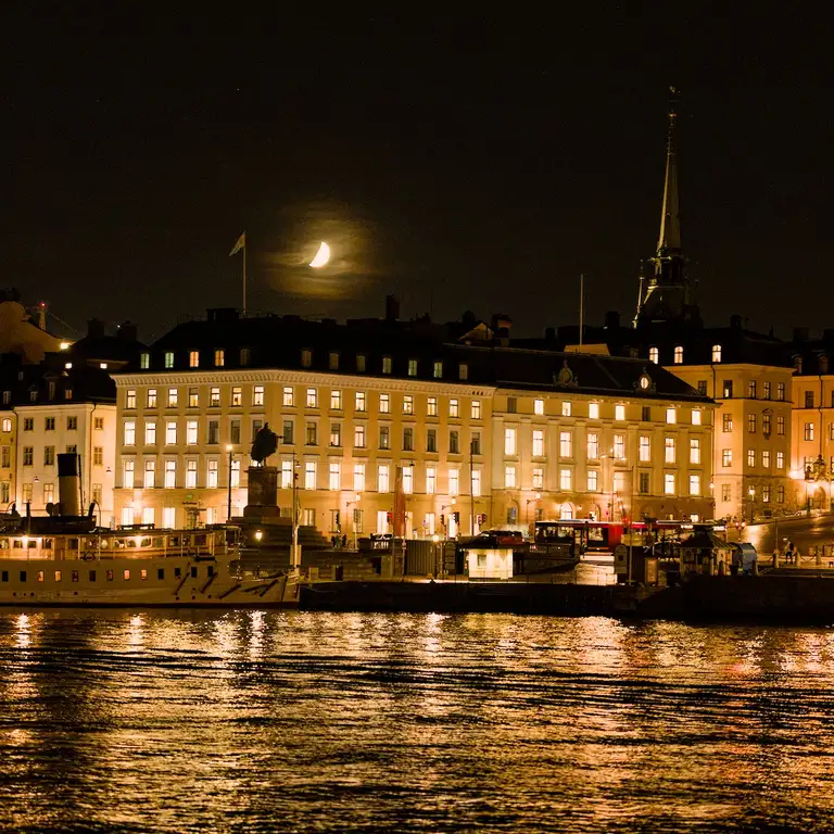 Night photos around Gamla Stan