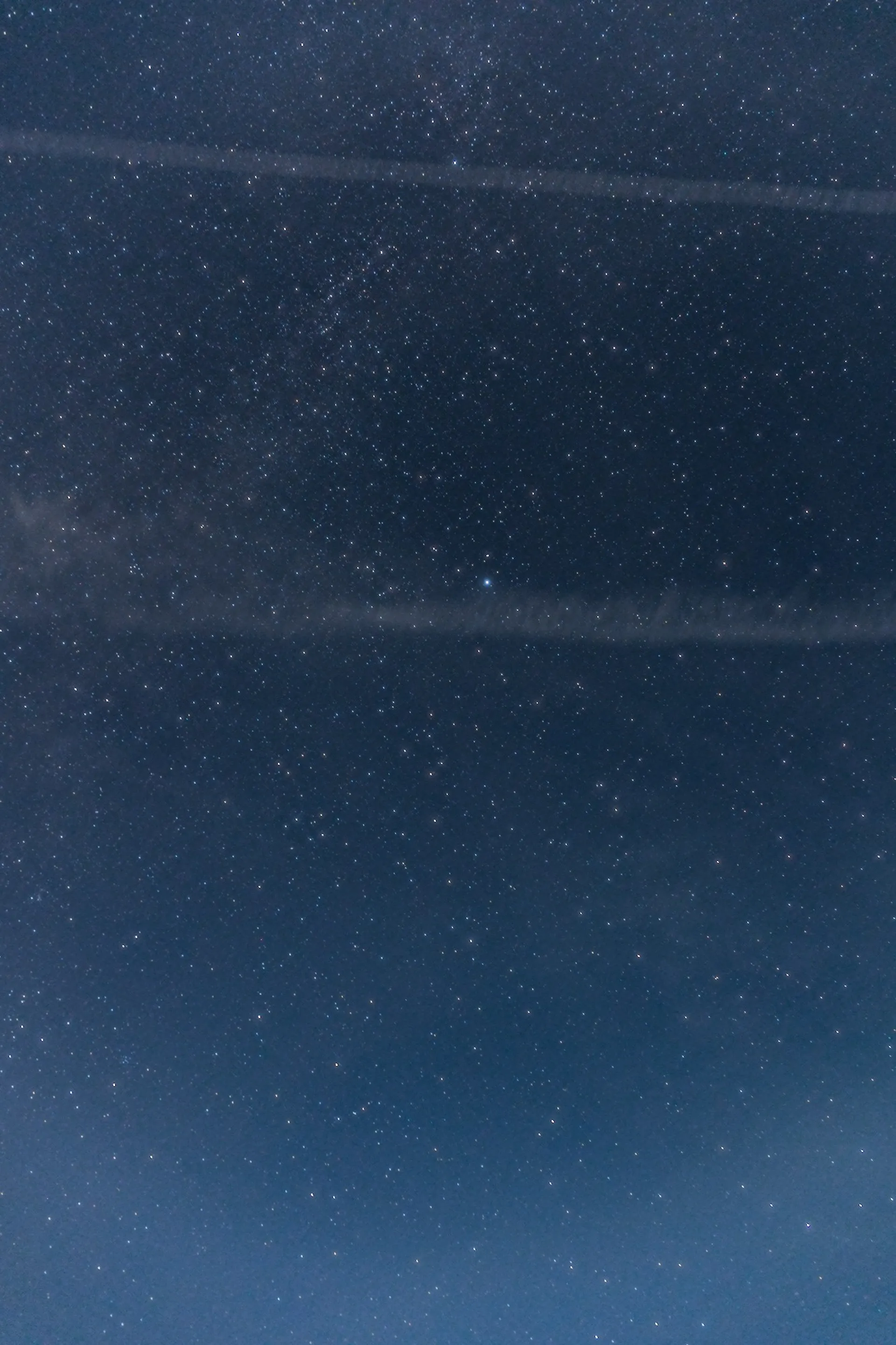 Star trails in August