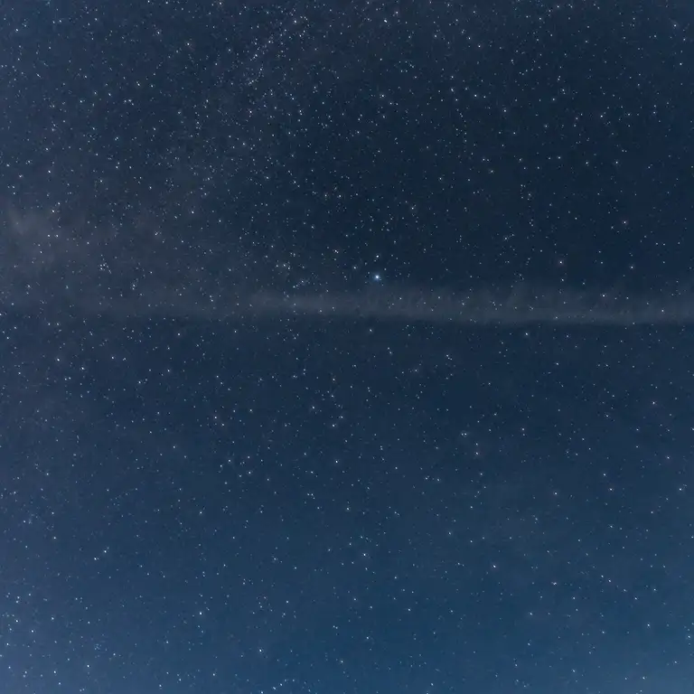 Star trails in August