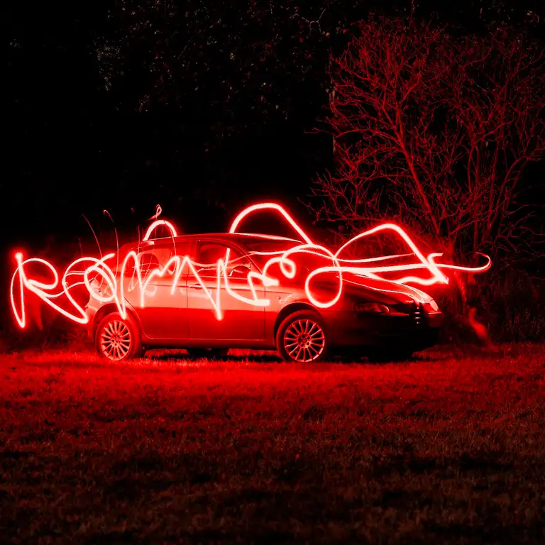 Car light painting