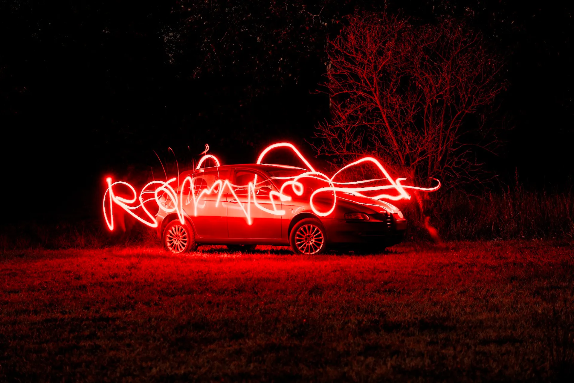 Car light painting