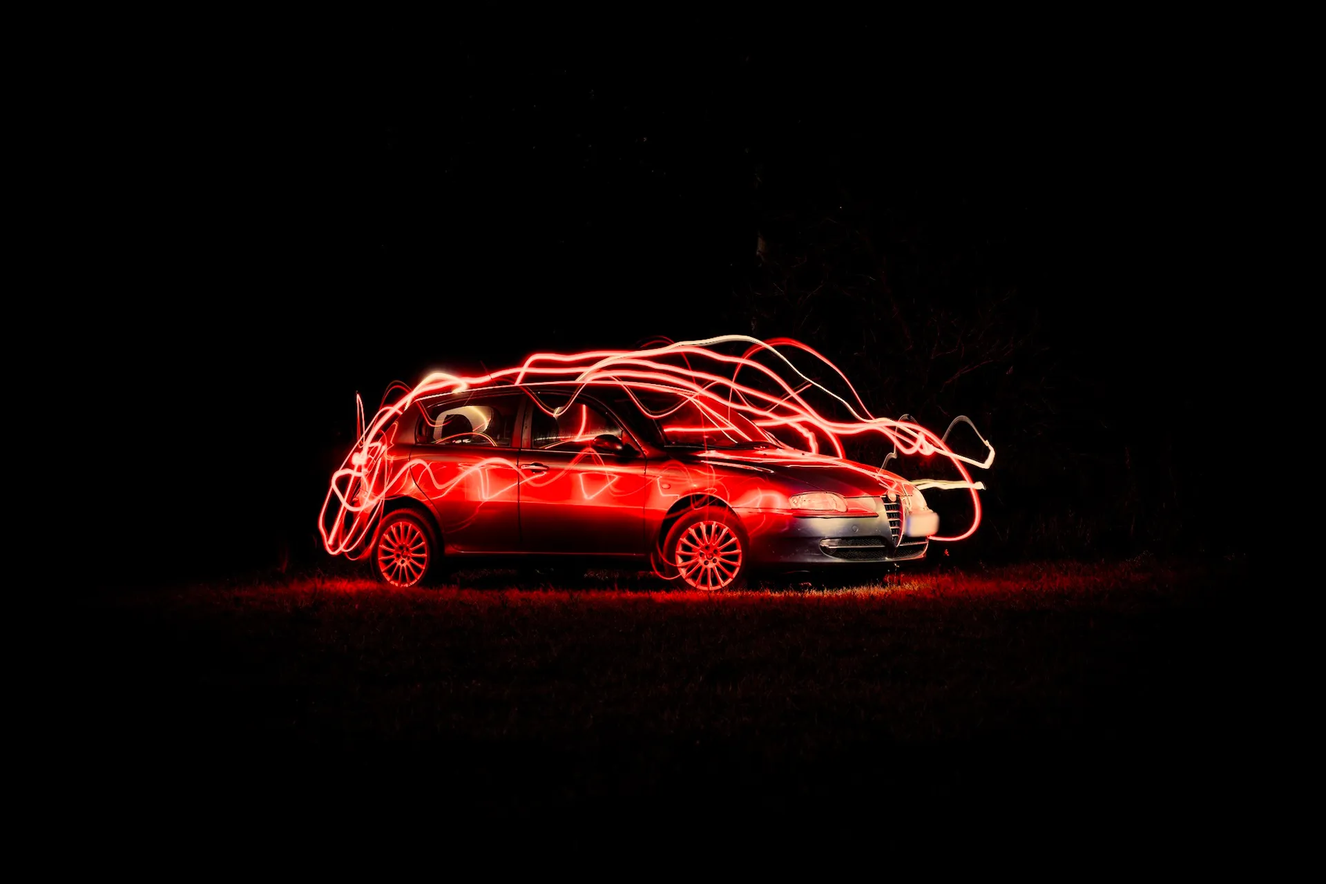 Car light painting