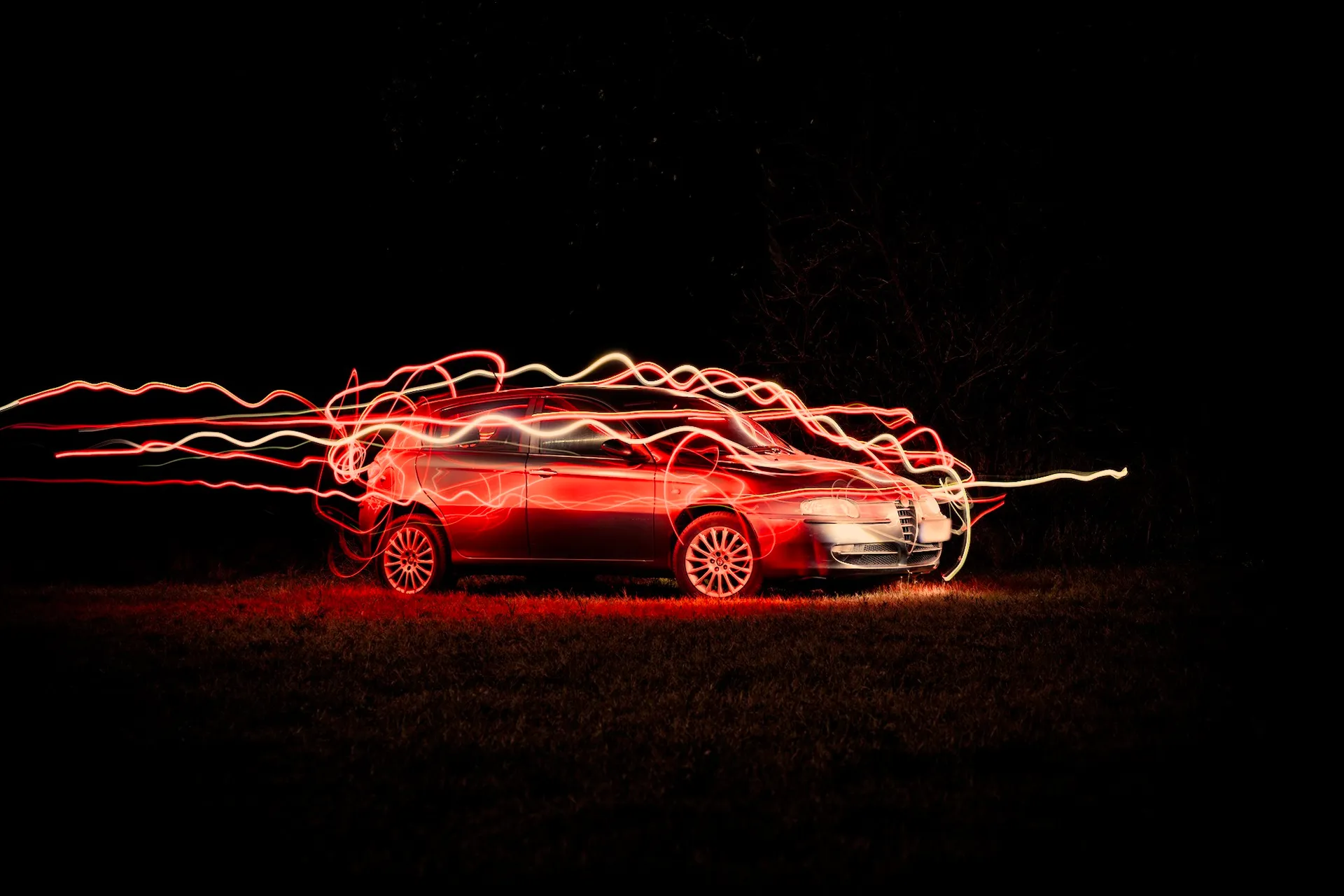 Car light painting