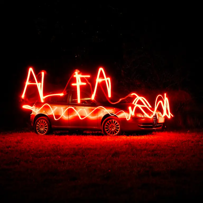 Car light painting