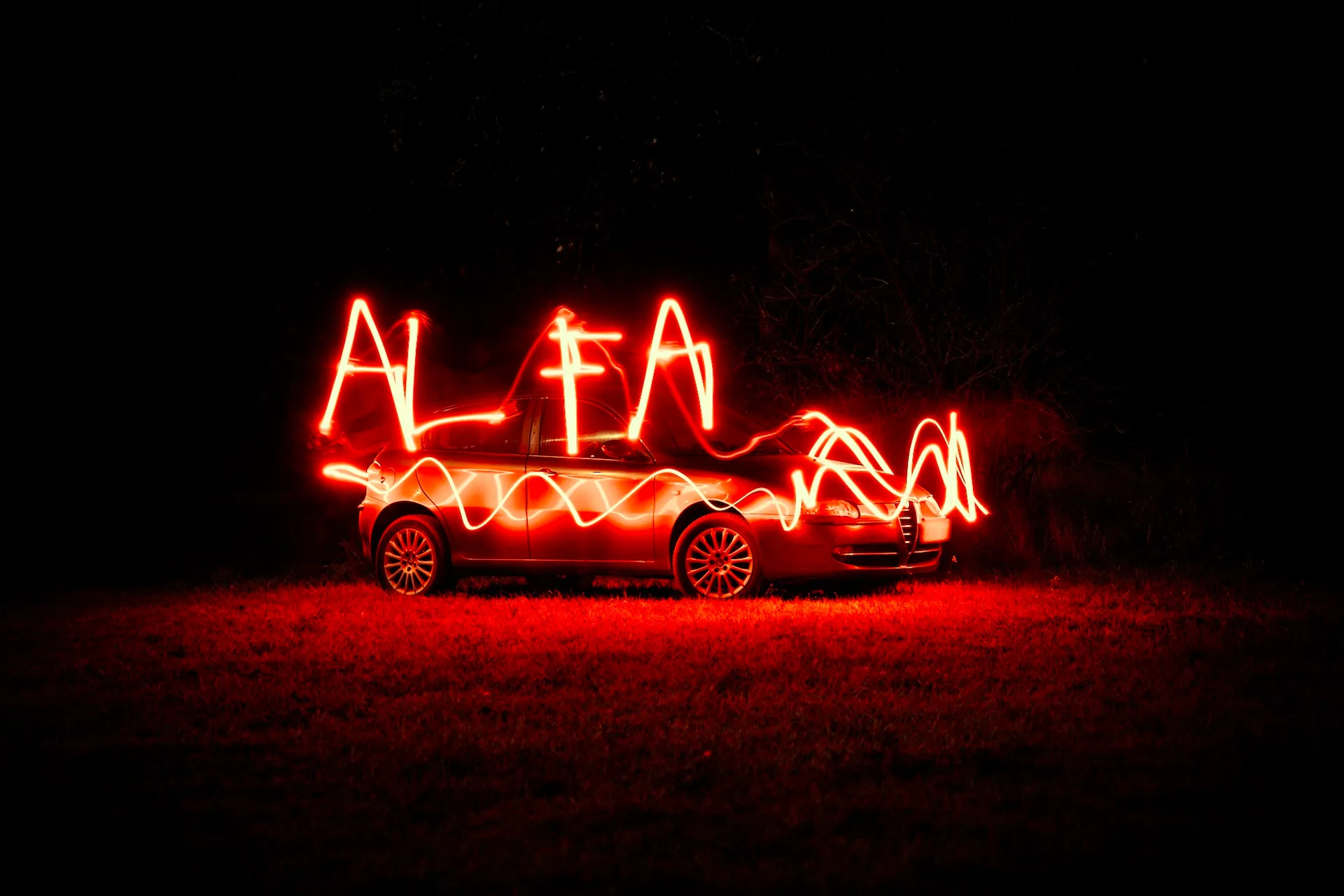 Car light painting