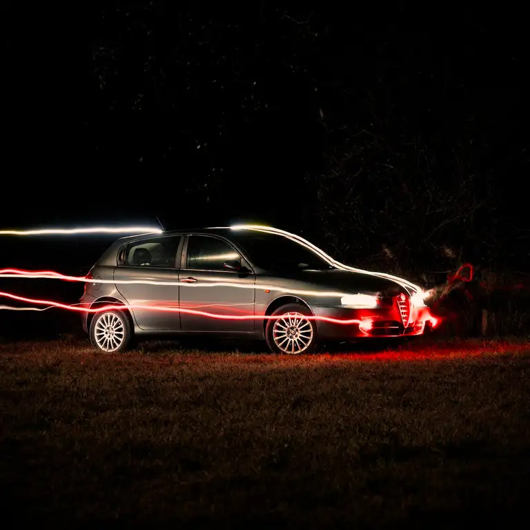 Car light painting