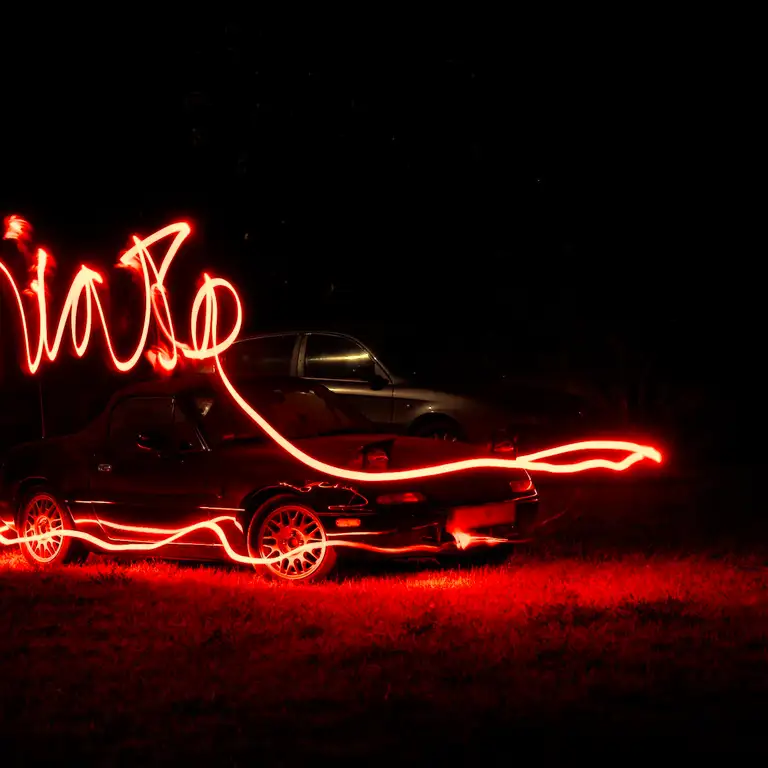 Car light painting