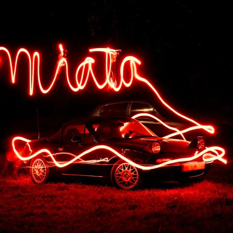 Car light painting