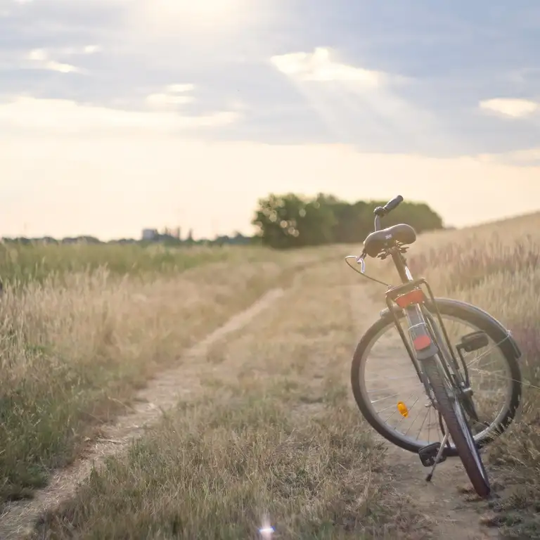 Sundown bike trip