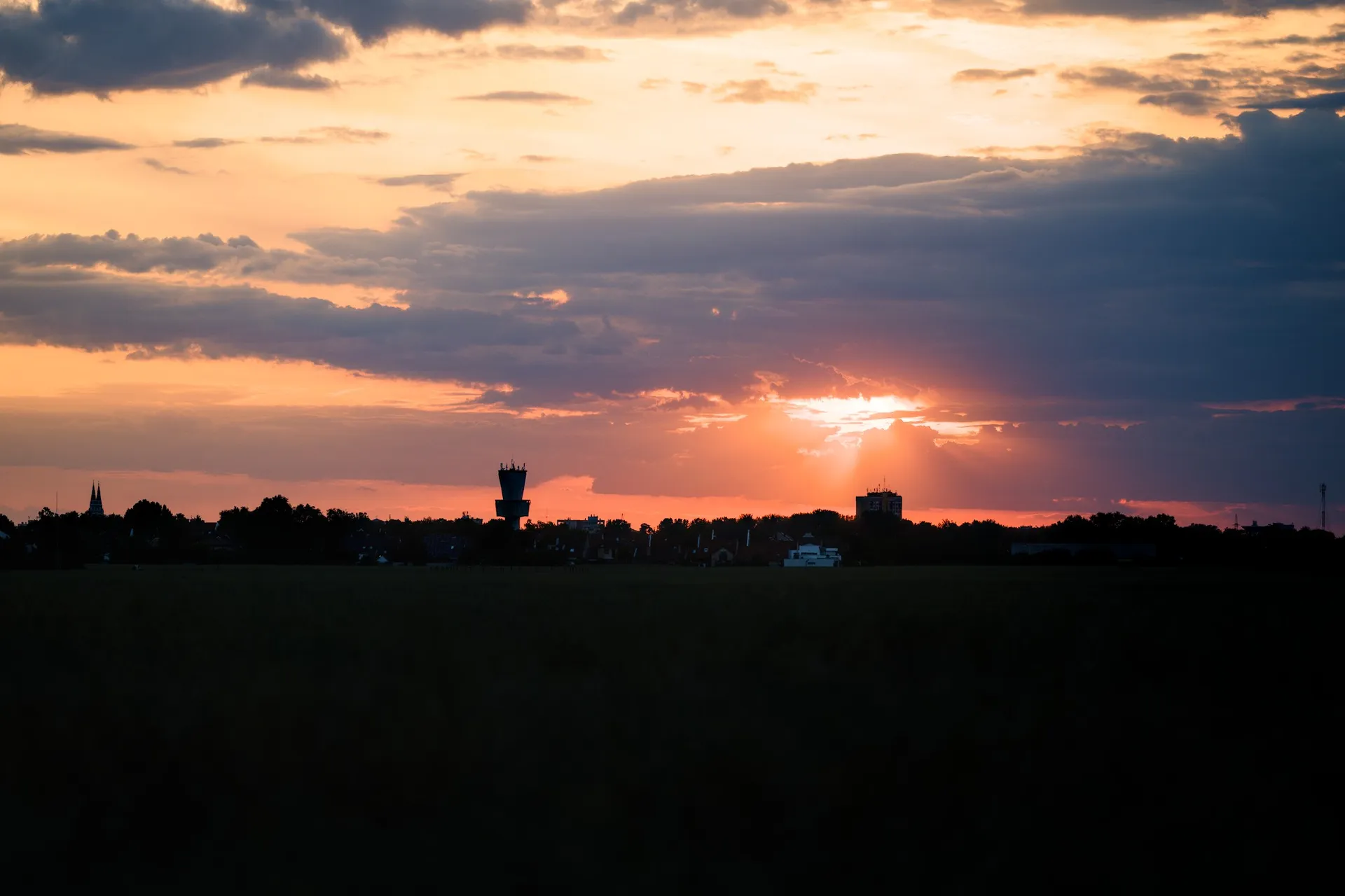 Sundown bike trip